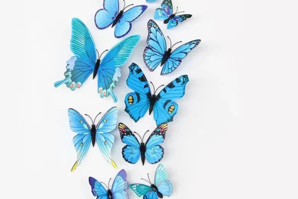 Как украсить интерьер декоративными бабочками